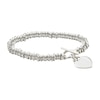 Thumbnail Image 0 of Sterling Silver 7.5 Inch Candy Heart Charm Bracelet