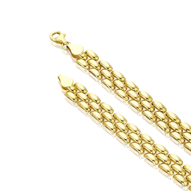 9ct Yellow Gold Panther Bracelet | Ernest Jones