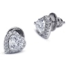 Thumbnail Image 1 of CARAT* LONDON Cora Sterling Silver Heart Studs
