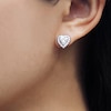 Thumbnail Image 2 of CARAT* LONDON Cora Sterling Silver Heart Studs
