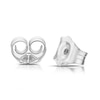 Thumbnail Image 2 of 9ct White Gold & Diamond Total Heart Stud Earrings