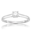 Thumbnail Image 1 of Platinum 0.25ct Diamond Four Claw Solitaire Ring