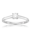 Thumbnail Image 0 of Platinum 0.33ct Diamond Four Claw Solitaire Ring
