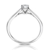 Thumbnail Image 2 of Platinum 0.33ct Diamond Four Claw Solitaire Ring