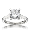 Thumbnail Image 0 of Platinum 2ct Total Diamond Four Claw Solitaire Ring
