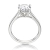 Thumbnail Image 2 of Platinum 2ct Total Diamond Four Claw Solitaire Ring