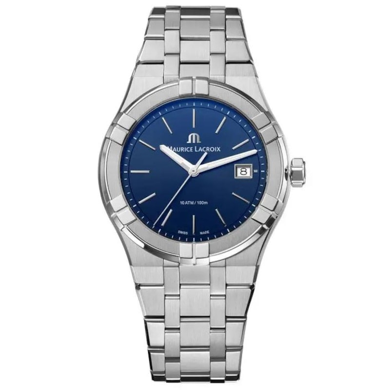 Maurice Lacroix Aikon Blue Dial & Stainless Steel Bracelet Watch