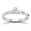 Thumbnail Image 1 of The Diamond Story Platinum 0.40ct Total Diamond Twist Ring