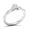 Thumbnail Image 2 of The Diamond Story Platinum 0.40ct Total Diamond Twist Ring