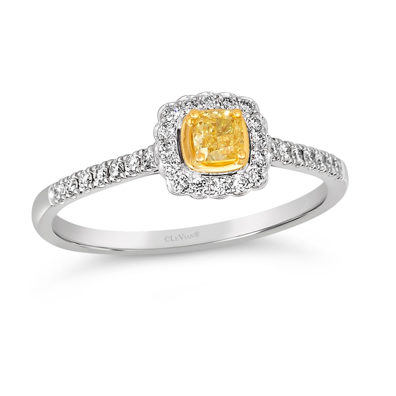 Main Image 1 of Le Vian 14ct Two Tone Gold 0.37ct Sunny Diamond Ring