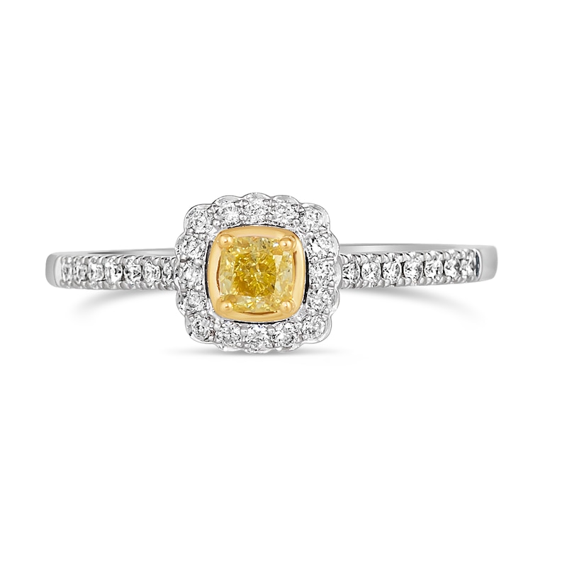 Main Image 3 of Le Vian 14ct Two Tone Gold 0.37ct Sunny Diamond Ring