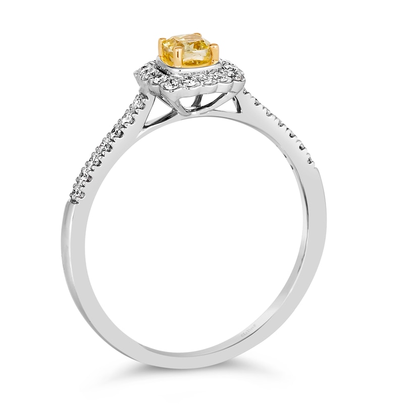 Main Image 4 of Le Vian 14ct Two Tone Gold 0.37ct Sunny Diamond Ring