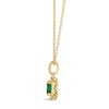 Thumbnail Image 1 of Le Vian 14ct Yellow Gold Emerald 0.29ct Diamond Pendant