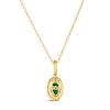 Thumbnail Image 2 of Le Vian 14ct Yellow Gold Emerald 0.29ct Diamond Pendant