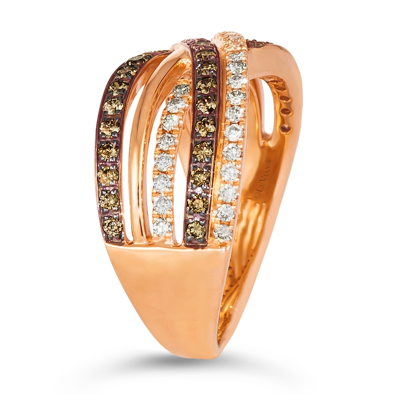 Le Vian 14ct Rose Gold 0.58ct Total Diamond Ring