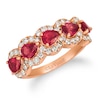 Thumbnail Image 0 of Le Vian 14ct Rose Gold Ruby 0.69ct Diamond Ring