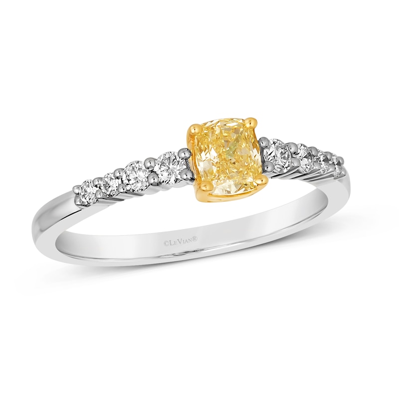 Main Image 1 of Le Vian 14ct Two Tone Gold 0.58ct Total Diamond Ring