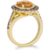 Thumbnail Image 2 of Le Vian 14ct Yellow Gold Citrine 0.95ct Diamond Ring
