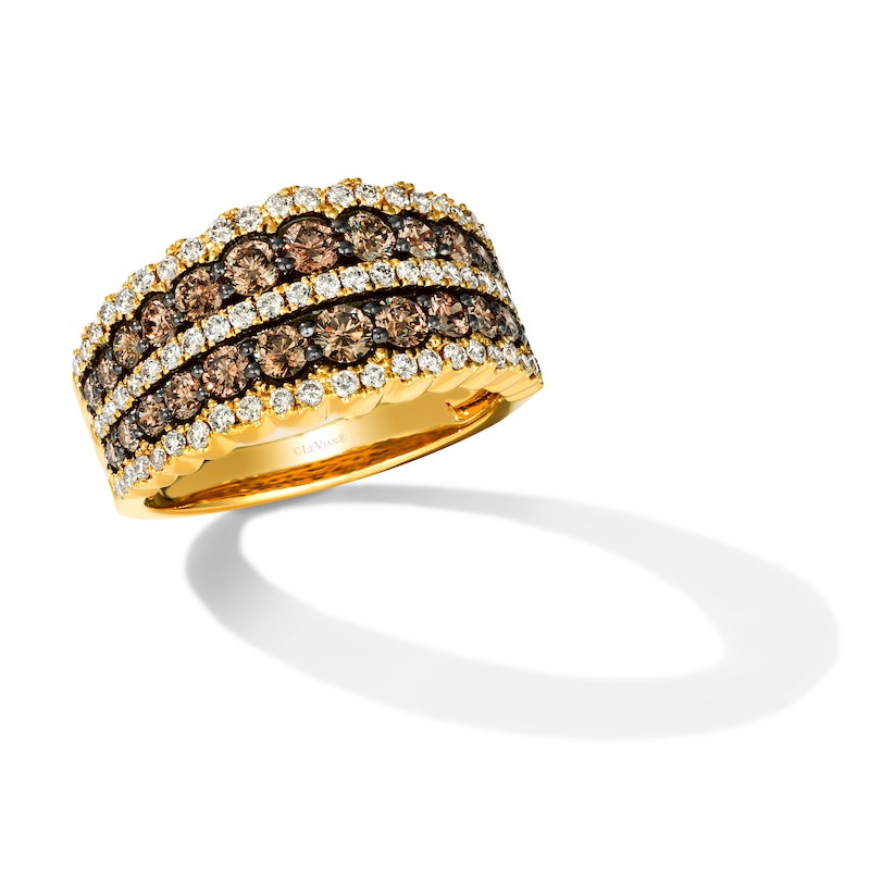 Le Vian 14ct Yellow Gold 1.58ct Chocolate Diamond Ring