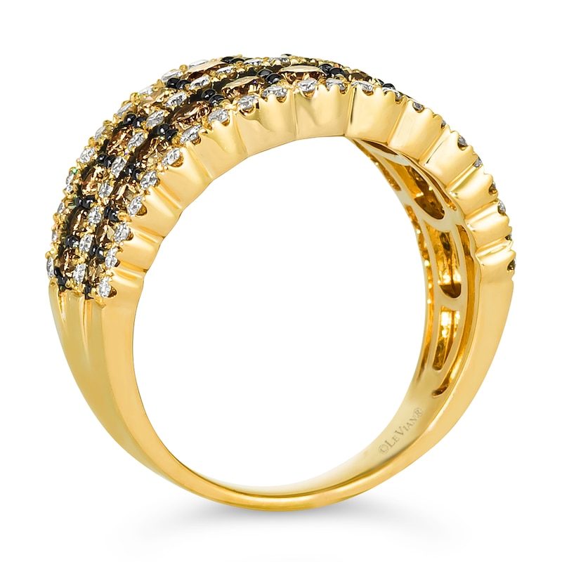 Main Image 3 of Le Vian 14ct Yellow Gold 1.58ct Chocolate Diamond Ring