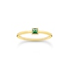 Thumbnail Image 0 of Thomas Sabo 18ct Gold Plated CZ Princess Cut Ring Size O-P