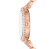 Thumbnail Image 2 of Michael Kors Parker Ladies' Crystal Rose Gold-Tone Bracelet Watch