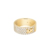Thumbnail Image 1 of Michael Kors MK Gold Tone Sterling Silver CZ Pavé Ring- Size J