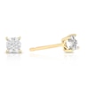Thumbnail Image 0 of 9ct Yellow Gold 0.10ct Total Diamond Cluster Stud Earrings