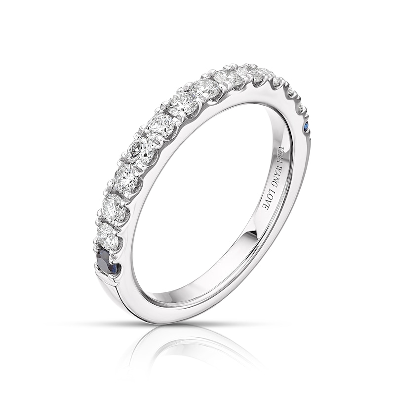 Vera Wang Platinum 0.45ct Diamond Eternity Ring