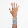 Thumbnail Image 6 of Swarovski Matrix Blue Crystal Baguette Cut 7&quot; Tennis Bracelet