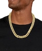 Thumbnail Image 1 of BOSS Kassy Men's Gold Plated Steel Curb Chain Necklace