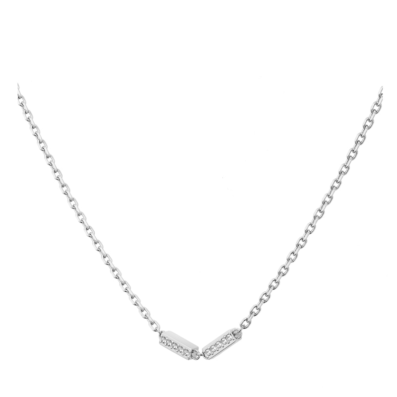 Main Image 3 of BOSS Laria Stainless Steel Crystal Chain Necklace