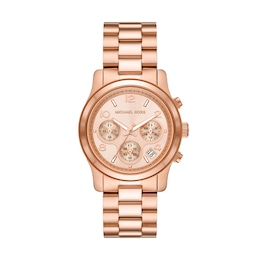 Michael Kors Runway Ladies' Rose Gold Tone Bracelet Watch