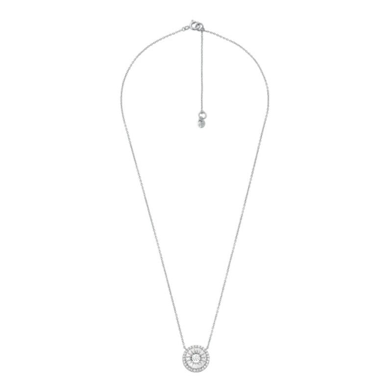 Main Image 2 of Michael Kors Brilliance Silver Cubic Zirconia Necklace