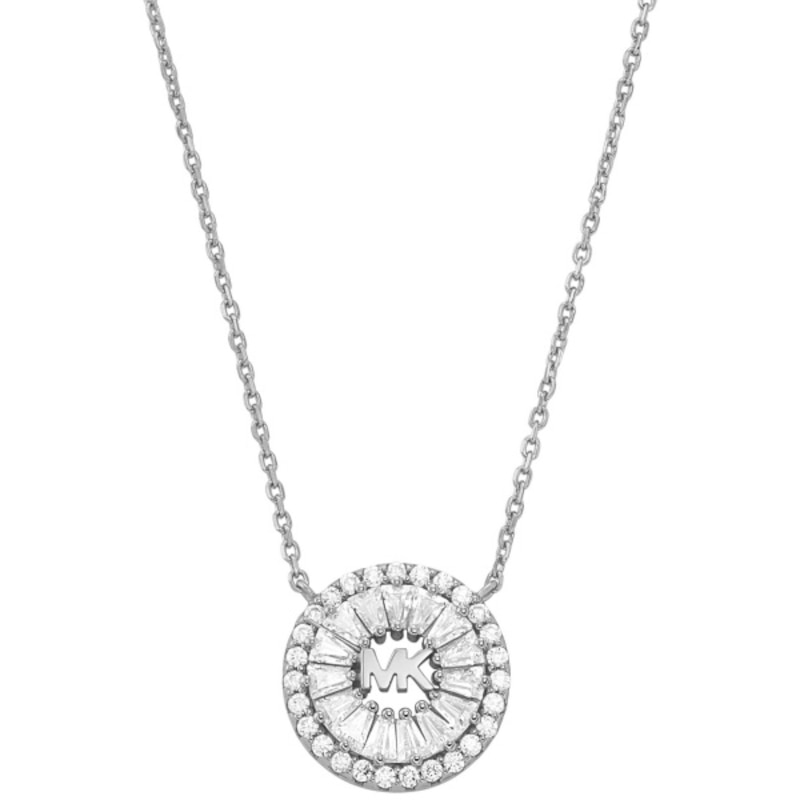 Main Image 3 of Michael Kors Brilliance Silver Cubic Zirconia Necklace