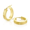 Thumbnail Image 1 of 9ct Yellow Gold Greek Key Hoop Earrings