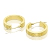 Thumbnail Image 2 of 9ct Yellow Gold Greek Key Hoop Earrings