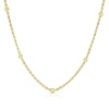 Thumbnail Image 0 of 9ct Yellow Gold Bead & Rope Station Chain Necklet