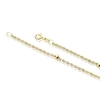 Thumbnail Image 2 of 9ct Yellow Gold Bead & Rope Station Chain Necklet