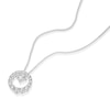 Thumbnail Image 1 of Sterling Silver Cubic Zirconia Circle Pendant