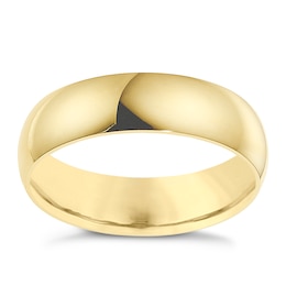 Plain Yellow Gold Wedding Rings