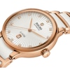 Thumbnail Image 1 of Rado Centrix Ladies' Rose Gold-Tone & White Bracelet Watch
