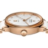 Thumbnail Image 2 of Rado Centrix Ladies' Rose Gold-Tone & White Bracelet Watch