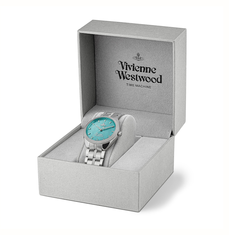 Main Image 6 of Vivienne Westwood The Mews Blue Dial & Stainless Steel Watch