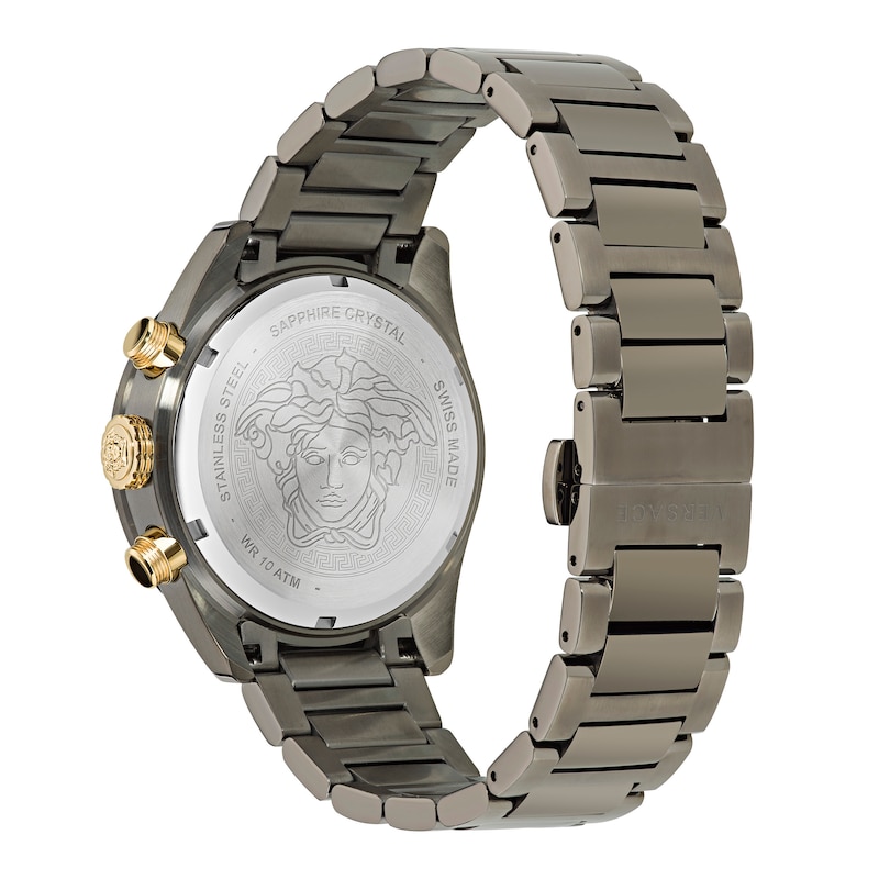 Main Image 2 of Versace Greca Dome Men's Stainless Steel Bracelet Watch