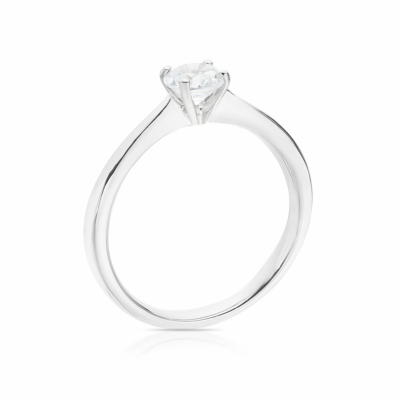 Main Image 3 of Origin Platinum 0.50ct Diamond Four Claw Solitaire Ring