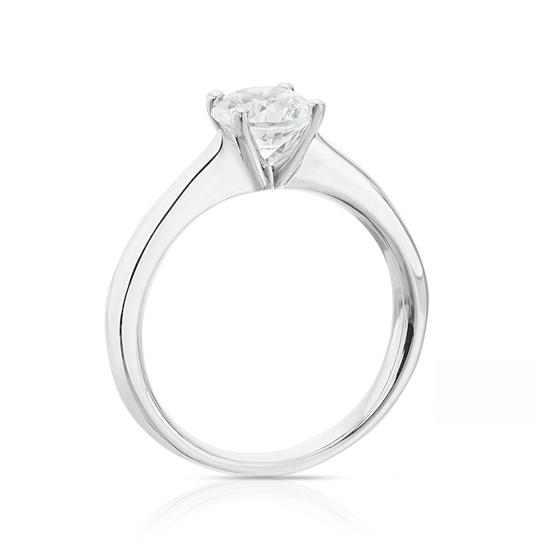 Origin Platinum 1ct Diamond Four Claw Solitaire Ring