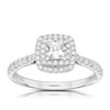 Thumbnail Image 1 of Origin Platinum 0.75ct Total Diamond Princess Cut Double Halo Ring