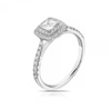 Thumbnail Image 2 of Origin Platinum 0.75ct Total Diamond Princess Cut Double Halo Ring