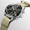 Thumbnail Image 1 of Longines Spirit Flyback Beige Fabric Strap Watch